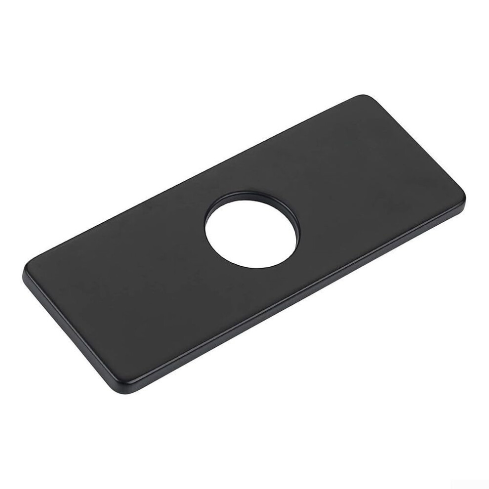 304 Stainless Steel Faucet Cover For Modern Kitchens And Bathrooms Black Finish 9382693729811