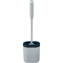 Escova de vaso sanitário de silicone com cabo longo, alta capacidade de carga para maior durabilidade, cabo arredondado para melhor encaixe na mão