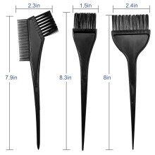 Professionele haarkleurset, inclusief mengkom en kwasten, precisie-applicatietools voor salonwaardige resultaten thuis, hoogwaardig kunststof