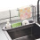 Συμπαγής λύση αποθήκευσης νεροχύτη, τηλεσκοπική βάση αποθήκευσης νεροχύτη για 5
