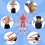 Επαγγελματικό Muscle Roller Stick για βαθύ μασάζ ιστών, στοχευμένο φορητό εργαλείο μασάζ 6