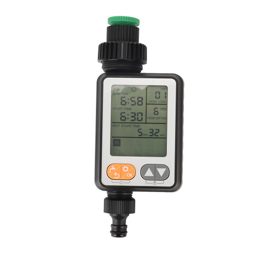 Efficient Drip Irrigation Timer, Automatic Watering System with Programmable Garden Hose Timer, Weatherproof Design for Seamless Outdoor Garden Lawn C 2