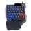 Blue Switch Gaming Companion, 35Keys, RGB Backlit, Ergonomic Wrist Support, Compact Size, Fast Charging, Game Controller for Desktop, PC, Mac, 1
