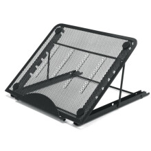 Soporte plegable para panel de luz, 7 puntos de ángulo para visualización personalizable, construcción de metal con ventilación, perfecto para