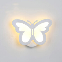 Neónové svetlo napájané z USB, LED dekorácia do spálne, severská biela nástenná lampa, 12W nástenné lampy, nástenné lampy do detskej
