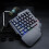 Blue Switch Gaming Companion, 35Keys, RGB Backlit, Ergonomic Wrist Support, Compact Size, Fast Charging, Game Controller for Desktop, PC, Mac, 4
