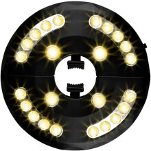 Battery Operated Patio Umbrella Light, 3 Lighting Modes with Auto Adjustable Clamp, Patio Umbrella Accessory for Easy Installation and Outdoor Use