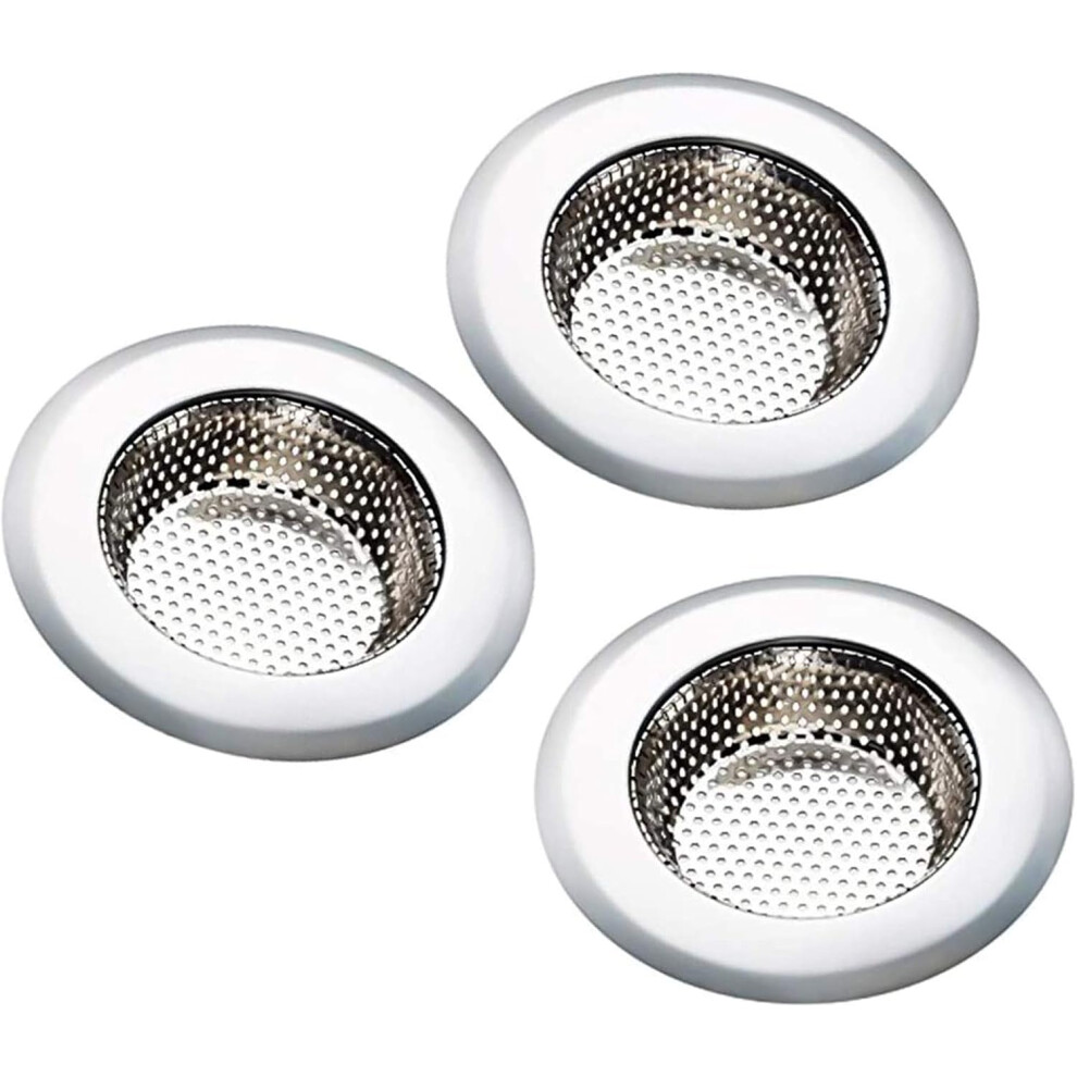 Kitchen Sink Strainer, Stainless Steel Construction With Micro-Perforation Anti-Clogging, For Daily Utilitarian Use, Dishwasher Safe Wide Rim Design 9048212557814