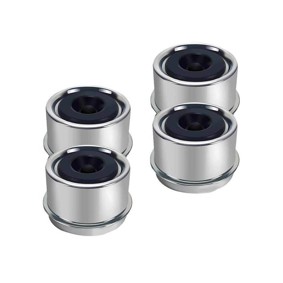 1.98Inch Trailer Hub Caps 4Pcs With Rubber Plugs & Installation Tool Snug-Fit, Rust-Resistant Bearing Dust Caps 6031716007766