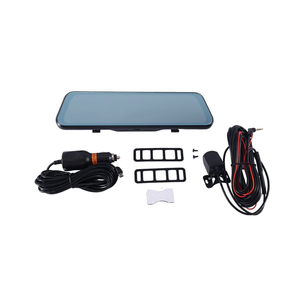 10 Inch1080p Car Dvr Mirror Dash Cam Dual Lens Dashcam Full Hd Drive Recorder Stream Dash Car Camera Rearview Mirror 6031169448956