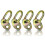 7100 Engine Lifting Bracket Set, 5,500 Lb Capacity Engine Lift Bracket Kit for Use with Load Levelers and Sling ,4 Pack 1