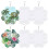 6 PeçAs SublimaçãO Wind Spinner Blanks 3D Wind Spinners Hanging Wind Spinners para DecoraçãO de Jardim Interno e Externo 8 Polegadas 3