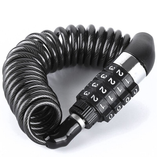 Bicycle Lock Security Code 4 Digits Lock Anti-Theft Combination Code Security Bicycle Bicycle Accessories (2Pcs) 1