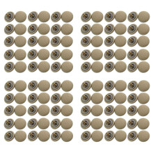 120 Stück Auto Decke Stoff Befestigung Schraube Auto Dach Feste Schnalle Schnapp Nieten Halter Automotive Dachhimmel Reparatur Knopf Beige
