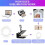 6 PeçAs SublimaçãO Wind Spinner Blanks 3D Wind Spinners Hanging Wind Spinners para DecoraçãO de Jardim Interno e Externo 8 Polegadas 2