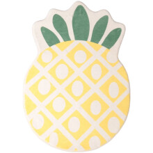 Badteppich für Kinder, Rutschfest, SaugfäHig, Badezimmerteppich, Dekorative KüChenmatte, Cartoon-Ananas-Teppiche, Dekor
