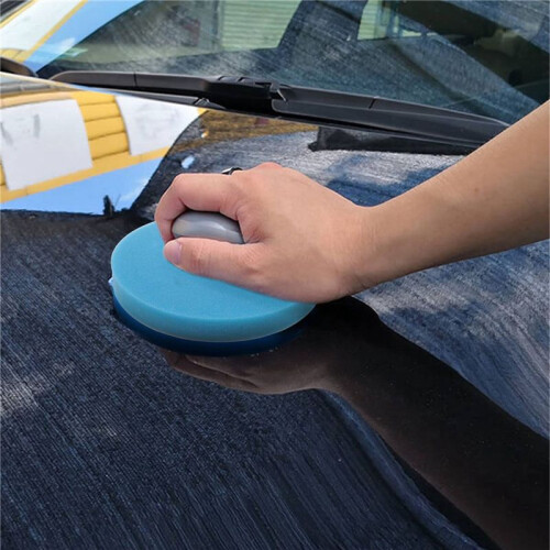 30 Peças de 6 Polegadas (150 mm) Esponja Plana Luz Amarela Almofada de Polimento Kit de Almofada de Polimento para Carro 2