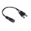 5.5x2.1mm 1 to 2 M/F  Power Splitter Cable for Security CCTV Camera 4