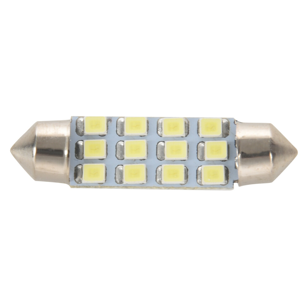 42Mm 12 Smd 3528 Led Car Interior C5w Dome Festoon Bulb Lamp 12V White/Light 6133294003106