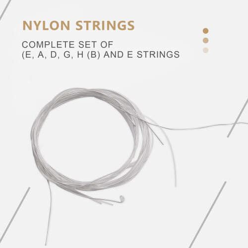 6X nylon string guitar strings set for classical guitar 1
