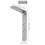 125x75mm L Shape Stainless Steel Shelf Corner Brac 5