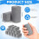 Suede Microfiber Applicator Pads for Detailed Car Waxing and Ceramic Coating 12Pack 7