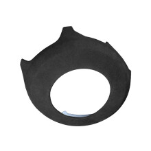 1 Pezzo di Rivestimento per Volante In Pelle Scamosciata per  Mustang 2015-2022, Coprivolanti Grigio Scuro, Parte