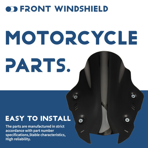 Motorcycle Windshield Windscreen Wind Shield Deflectore Screen for SYM ADXTG 400 ADXTG400 2025 Accessories Black 1