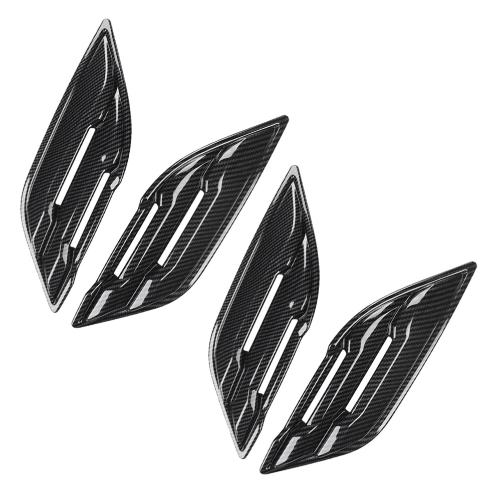 2X Carbon Fiber Car Air Outlet Side Vent Cover Trim Sticker For Raptor F150 Light 6032102228505