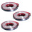 3X 20mm 5M Chrome Car Styling Moulding Strip Trim Self Adhesive Crash Protector 1