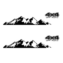 2X Car Sticker 4X4 Off Road Graphic Decal for  Ranger Raptor Pickup  Dma  NAVARA  Hilux Accessories