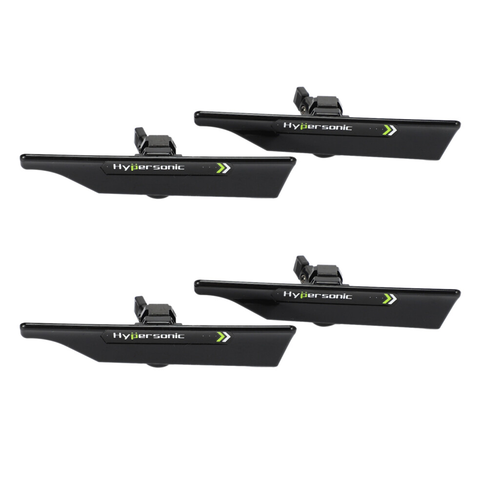 Hypersonic 4 Pcs Wiper Stand Windshield Wiper Wing Windshield Wiper Blade Spoiler Mate Wing Auto Car Tool Black 6131022391952