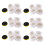 30Pcs Polisher/Buffer Kit Soft Wool Bonnet Pad White:4 Inch 1