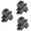 3X for  Frontier  Pathfinder LH RH Rear Window 1
