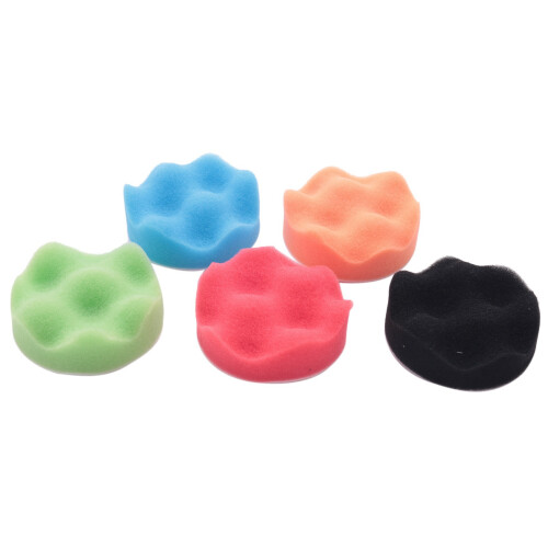 55Pcs 3 Inch Waves Buffer Polishing Pad Set for Car Polisher 2