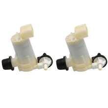 2X Front Rear Windscreen Washer Motor Pump for X-Trail T31 10/07-2014 NWP370160