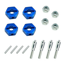 LD-P06 5Mm To 12Mm Metal Combiner Wheel Hub Hex Adapter for LDRC LD-P06 LD P06 Unimog 1/12 RC Truck Car Upgrades Parts