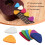 Ukulele Picks  Picks / Plectrums Per Ukulele E Chitarra, 8 Pezzi Guitar Picks, Multi-Color 6