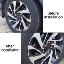 4Pcs Hubs Rings Wheel Center Caps Trim for   2020-2016 Rims Center Cover Decoration Aluminum Alloy