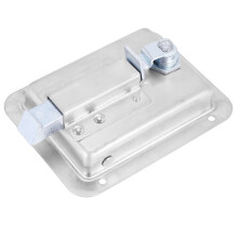 Hardware 2 Pack Stainless Steel Paddle Slam With Lock & Key - Flush Single Point Handle For Door Trailer RV