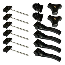 Universal Replacement Parts for Hard Tri-Fold Tonneau Cover Pickup Truck Cargo Cover Fixing Kit