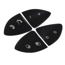 Car Stickers Car Steering Wheel Repair Button Stickers Kit for   W220 S430 S500 S600 CL500 CL600