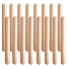 8 Paar Klassieke Houten Claves Muzikaal Percussie-Instrument Natuurlijk Hardhout Ritmestokken Percussie Ritmestokken Kinderen Muzikaal Speelgoed