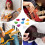Ukulele Picks  Picks / Plectrums Per Ukulele E Chitarra, 8 Pezzi Guitar Picks, Multi-Color 7