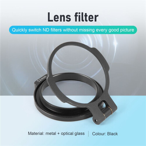 ND Quick Release  Bracket Linsfilter för DSLR-Kamerafotografering LinsfäSte 52MM 2