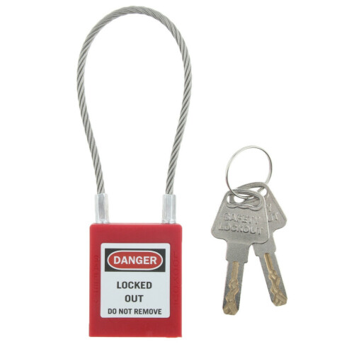 Engineering Safety Padlock Rope Long  Lockout Tag Out Isolation Lock Isolation Padlock Lockout Padlock 1