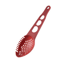 Nylon Spaghetti Server Non-Stick Pasta Vork Gleuflepel Voedselzeef met Spaghetti Meetgereedschap Zeef Pollepel