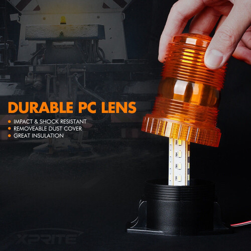 Forklift 30 Led Beacon Light Strobe Lamp Risk NöDblinkande Varning Amber 1