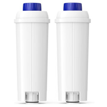 2 Stück DLSC002 Wasserfilter Ersatz für EC680 Kaffeemaschinen, Aktivkohle-Enthärter, Kaffeefilter