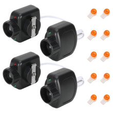 2 Conjuntos para Sensores de Abertura de Porta de Garagem Linear, Kit de Olhos de Feixe, para Abertura de Porta de Garagem Linear HAE00002 LSO50 LDO33